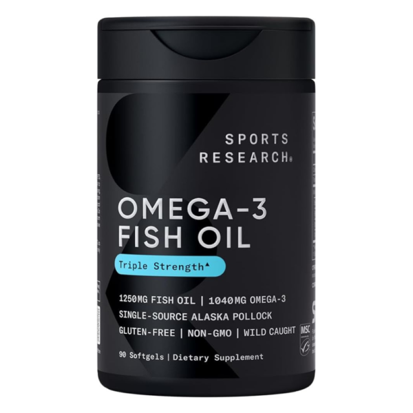 Sports Research Triple Strength Omega 3 Fish Oil